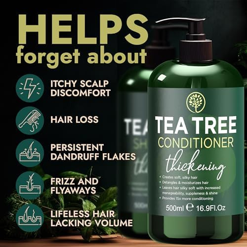 Conjunto De Shampoo E Condicionador Tea Tree | Fall And