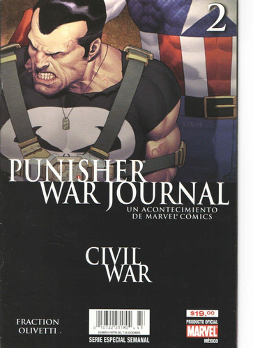 Comic Marvel Punisher Civil War 2 Español Televisa