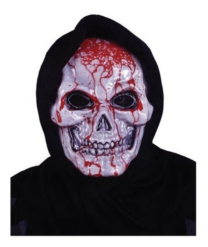Máscara Para Adulto Calavera Sangrando Halloween 