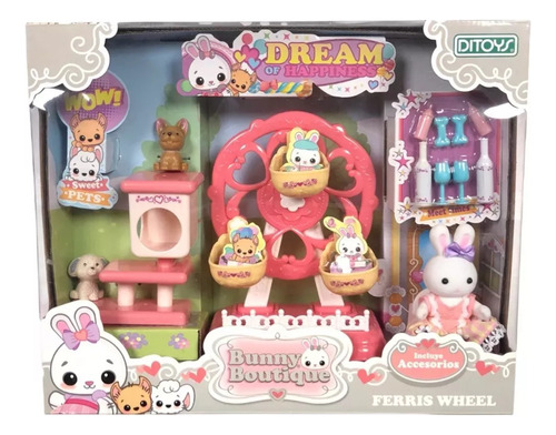 Bunny Boutique Ferris Wheel 1 Figura 2 Mascotas Ditoys