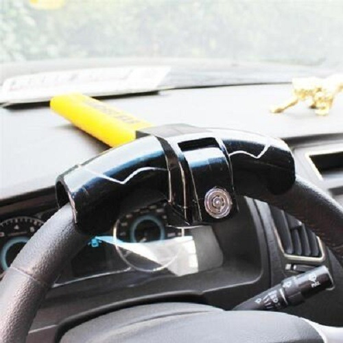 Traba Volantes Anti Robo Seguirdad Auto Tipo T Con 2 Llave