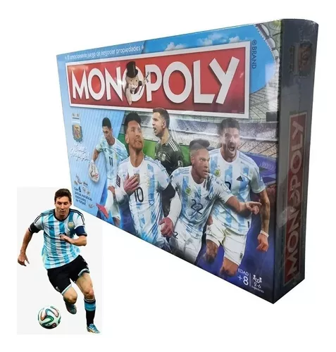 Monopoly Selección Argentina AFA Family Strategy Board Game by Toyco  (Spanish)