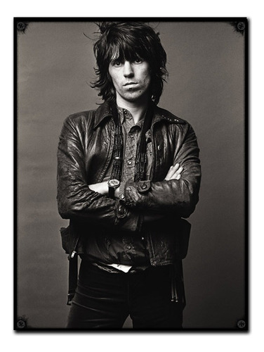 #500 - Cuadro Vintage 30 X 40 - Keith Richards No Chapa