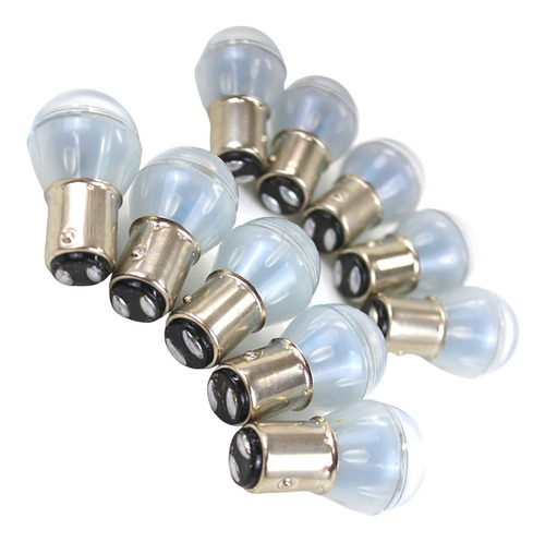 Imagem 5 de 10 de Lâmpada De Led Branca 2 Polos 24v 3 Watts Pino Desencontrado