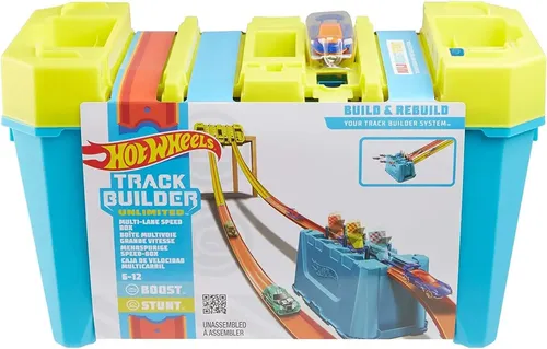 Hot Wheels Track Builder Caixa De Gravidade 4 Lane Fair | Frete grátis