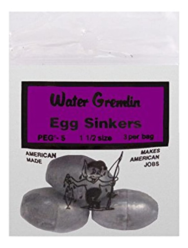 Plomadas De Pesca Bolsa De Huevos Sinkers De Agua Gremlin