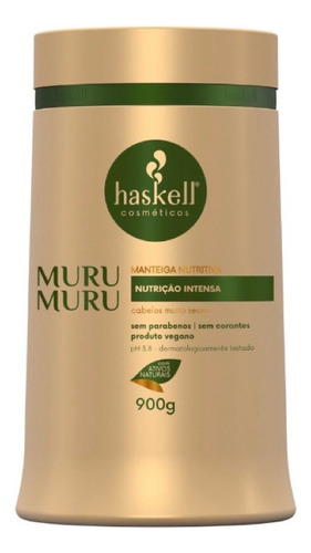 Máscara Manteiga Nutritiva Murumuru, Haskell - 900g