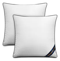 Comprar Juego De 2 Cojines Decorativos Blancos Para Sofá 40 X 40 Cm