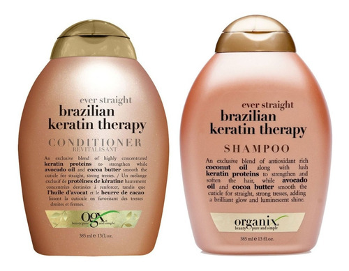 Shampoo Y Acondicionador Brazilian Keratin De Organix