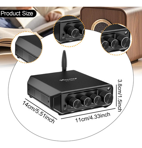 Amplificador De Potência Amplificador Estéreo Classe D