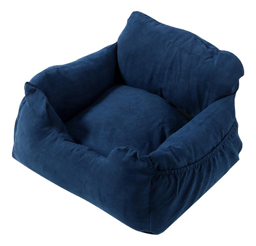 Cama Para Mascotas Con Asiento Para Coche, Suv, Con Azul