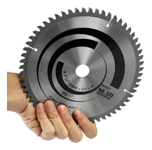 comprar Disco De Sierra Circular Bosch Multimaterial 71\u002F4p(184mm)60d Color Plata
