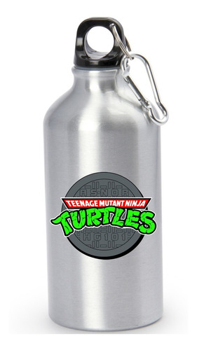 Termo  Tortugas Ninja Botella Aluminio