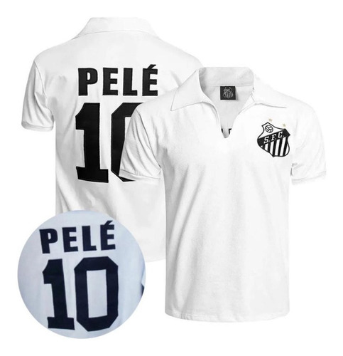 Jersey Retro Titular Santos Pele 1970