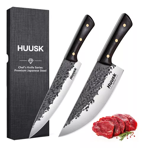 Cuchillo Huusk Japón, crujillos de carnicero para Mexico