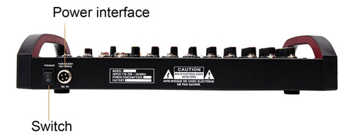 Mezclador Digital De 8 Canales, Consola Mezcladora, , Usb,