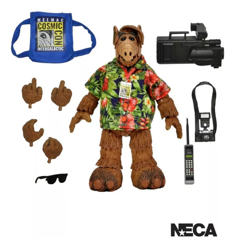 Alf Neca Ultimate Cosmic Con Alf Sdcc 2023 Exclusivo. 