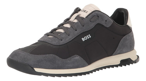 Tenis Boss Zayn -  De Piel De Ante Dos Tonos Casual M/50498 