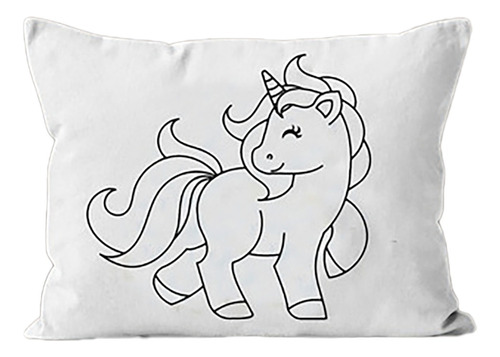 Almohadones Para Pintar - Unicornio -cumple-souvenirs -10un