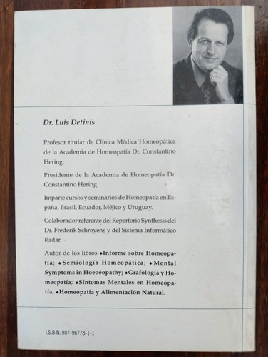 Veratrum Album, Respuestas A La Homeopatía. Luis Detinis (Usado)