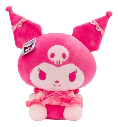 Peluche Kuromi Rosado De 30 Cm Hello Kitty And Friends