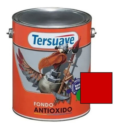 Fondo Antióxido Tersuave 4lt Color Rojo