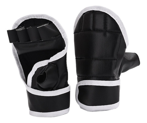 Guantes De Boxeo Guantes De Kickboxing Medio Dedo Absorción