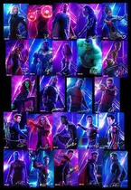 Comprar 8 Stickers Calcos Adhesivos Avengers Vengadores Con Autograf