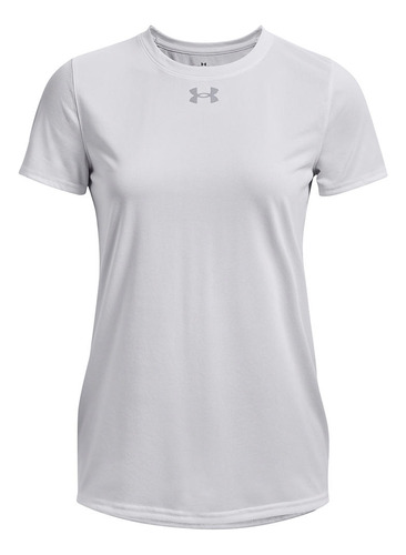 Polera Manga Corta Ua T Team Mujer Blanco Under Armour