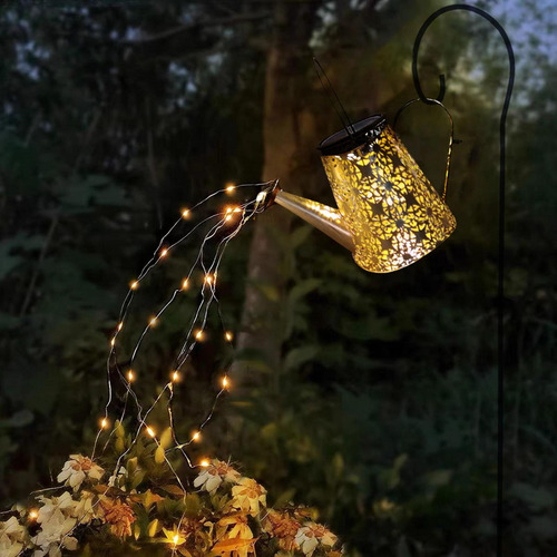 Agua Puede Luz Tira Luz Hadas Luz Jardín Césped Lámpara