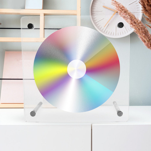 Soporte De Cd De Acrílico, Soporte De Escritorio Para Cd, En