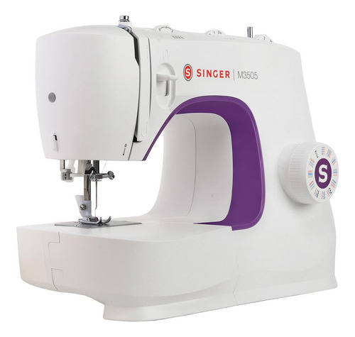 Imagen 2 de 4 de Máquina de coser recta Singer M3505 portable blanca 220V
