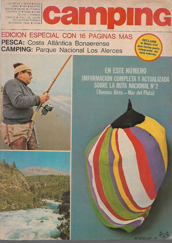 Revista Camping #5 1969 Ruta 2 Costa Bonaerense Los Alerces