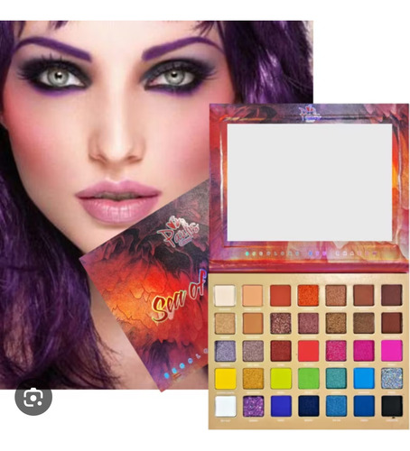 Pack 3 Set Paletas De Sombras 35 Colors C/espejo Flamenco