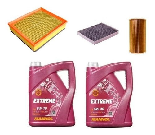Imagen 1 de 7 de Kit Filtros + Aceite Mannol 5w40 10l Amarok 2.0 Tdi