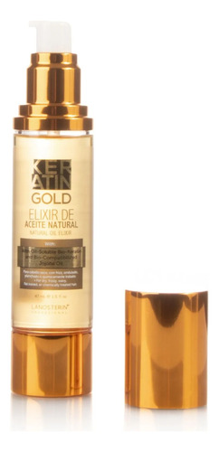 Keratin Gold Elixir De Aceite Natural Para Cabello 47 Ml 