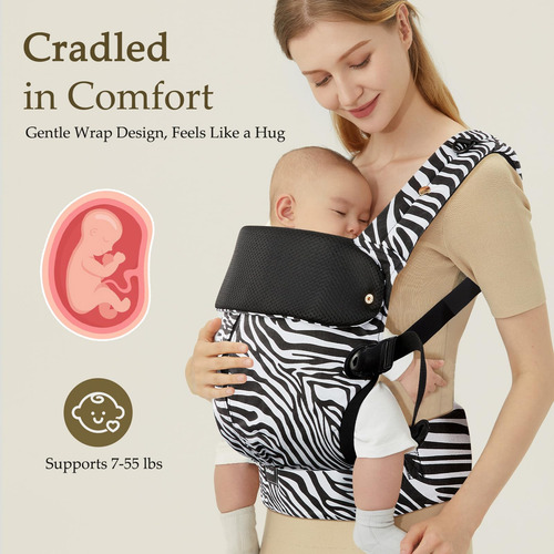 Portabebés Safotad Con Soporte Lumbar, Portabebé Ergonómico
