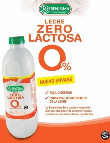 Leche Deslactozada Zero Lactosa La Serenisima