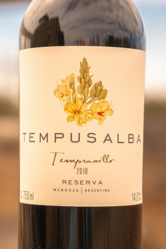 Imagen 4 de 6 de Vino Tempus Alba Tempranillo 750 Ml Caja X 6