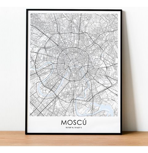 Mapa Ciudad De Moscú