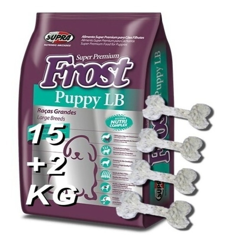 Frost Cachorro Raza Grande 15+2kg + Obsequio+ Envio Gratis