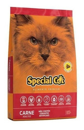 Ração Para Gatos Special Cat Premium Sabor Carne 3kg