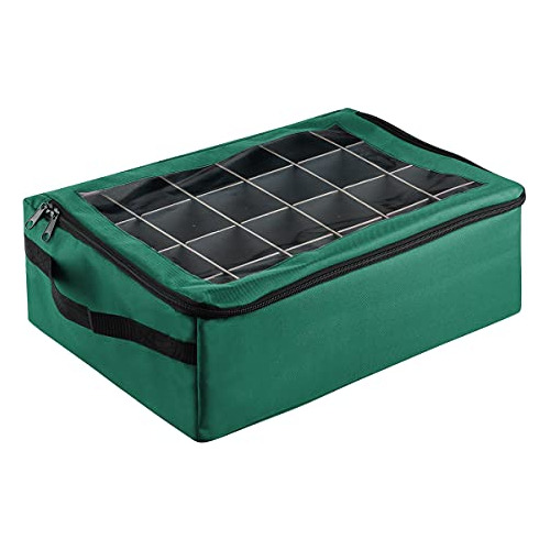 | Premium | Caja De Almacenamiento De 48 Ornamentos Nav...