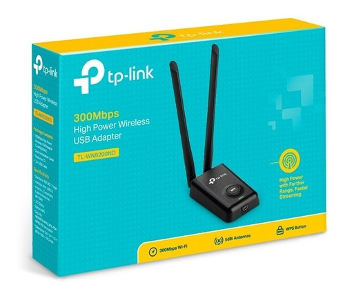 Tp-link Tl-wn8200nd, Wifi 2w Potencia, 2.4ghz, 300mbps
