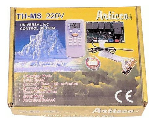 Tarjeta Con Control Universal Aa Articco 220v Hasta 3.0tr 