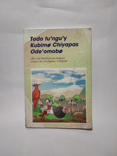 Libro De Literatura En Lengua Zoque De Ocotepec Chiapas 