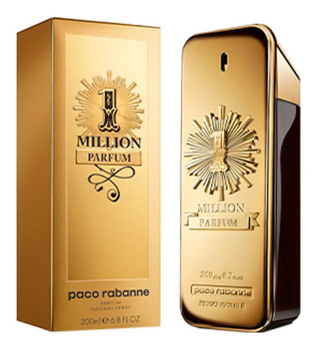 Paco Rabanne 1 Million Parfum 200ml Eau De Parfum Masculino