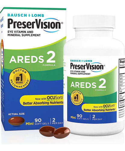 Preservision Areds 2 ,120 Cápsulas . Vitamina Vista