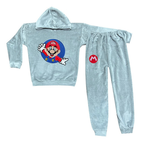 Pijamas Térmicas Super Mario Bros Para Niños