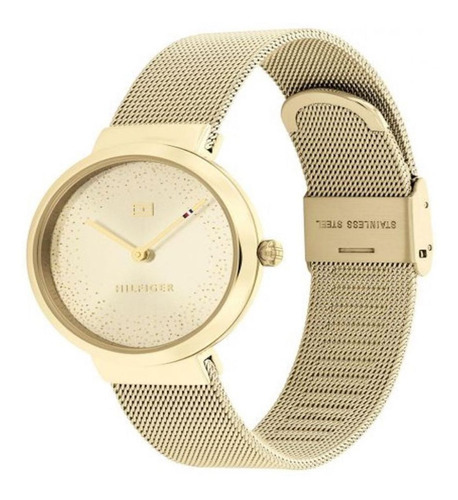 Reloj Tommy Hilfiger Mujer Emma 1782487 Color de la malla Dorado Color del bisel Dorado Color del fondo Dorado
